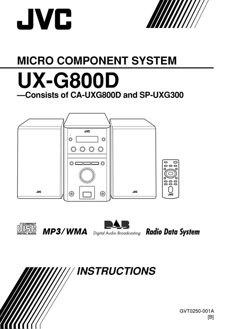 JVC UX-G800D User manual