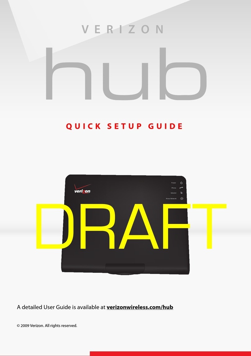Verizon TG794 Quick setup guide