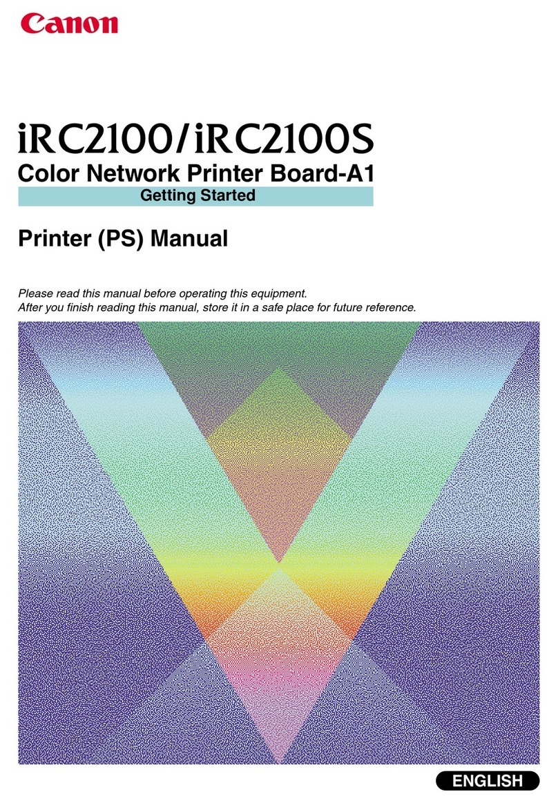 Canon IRC2100 User manual