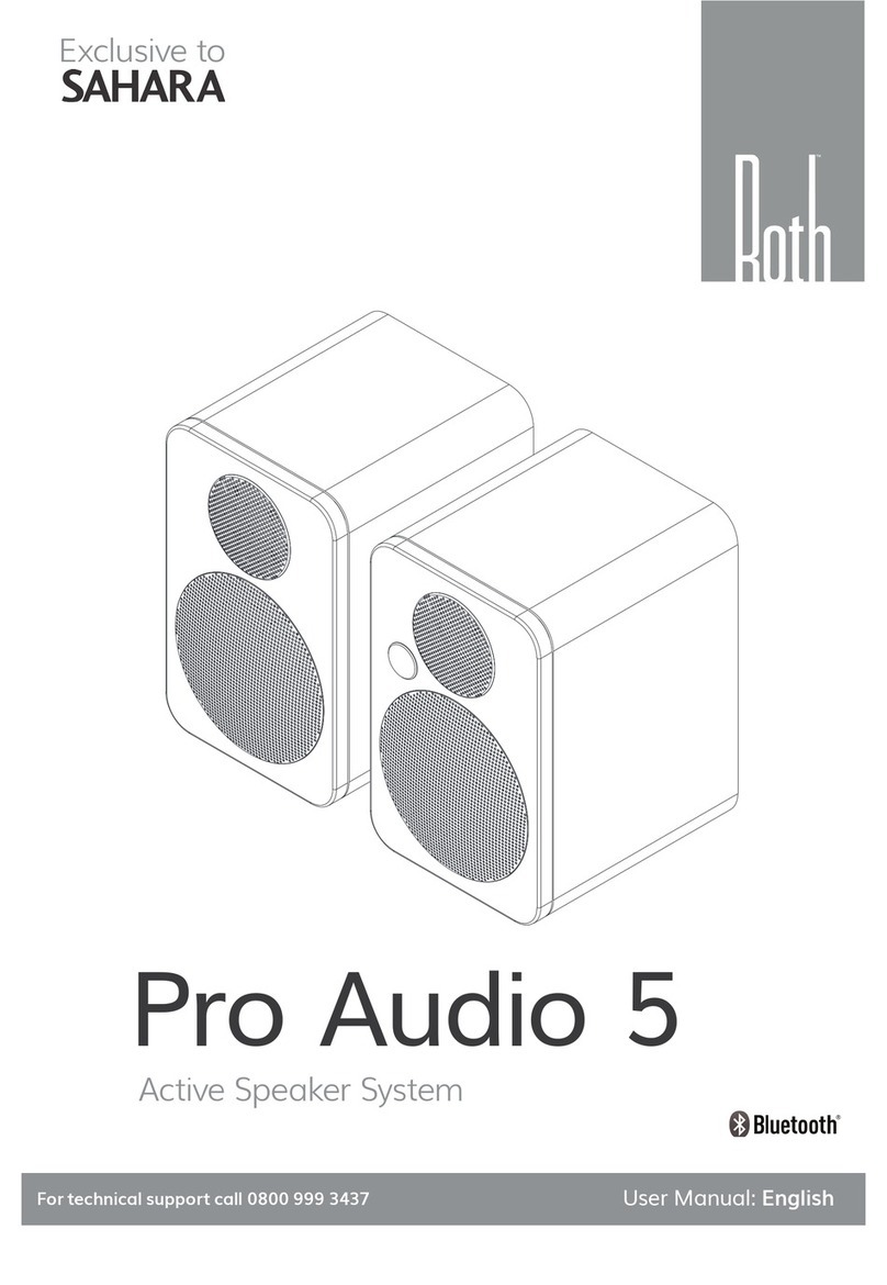 Roth Pro Audio 5 user manual