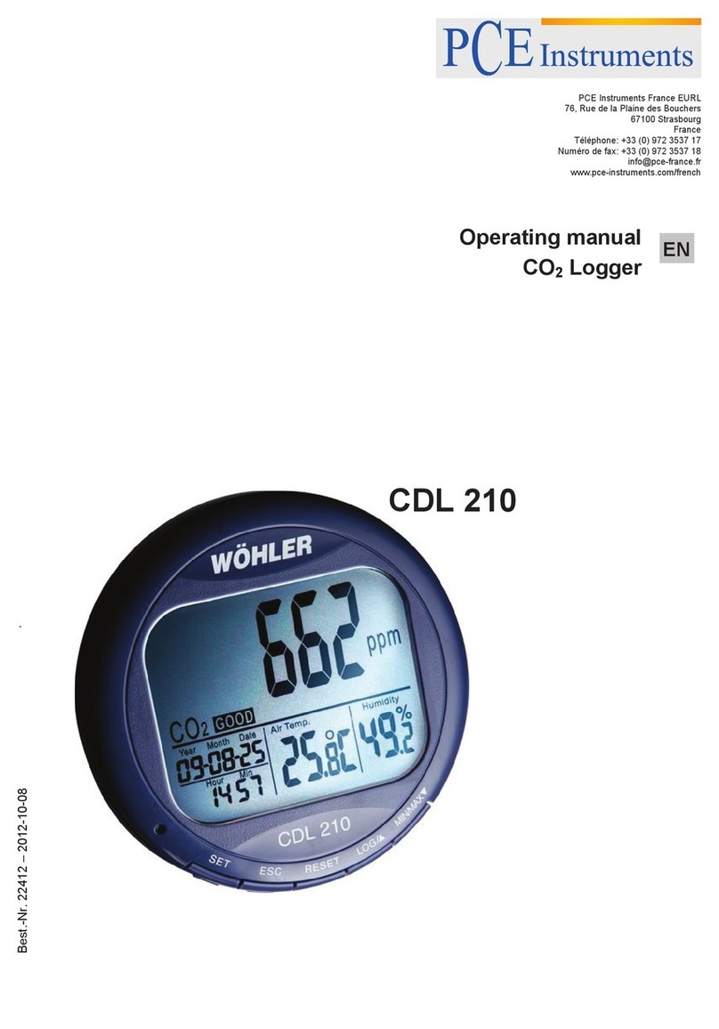 Wohler CDL 210 User manual
