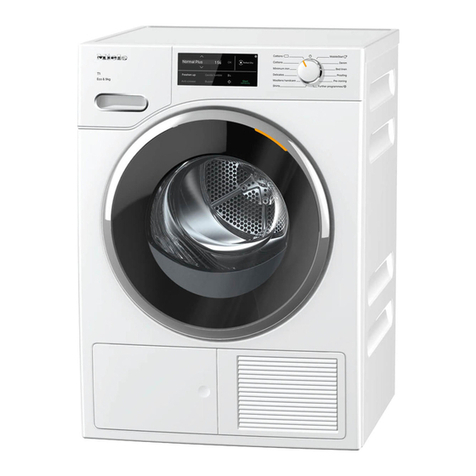 Miele WCI 660 WCS operating instructions