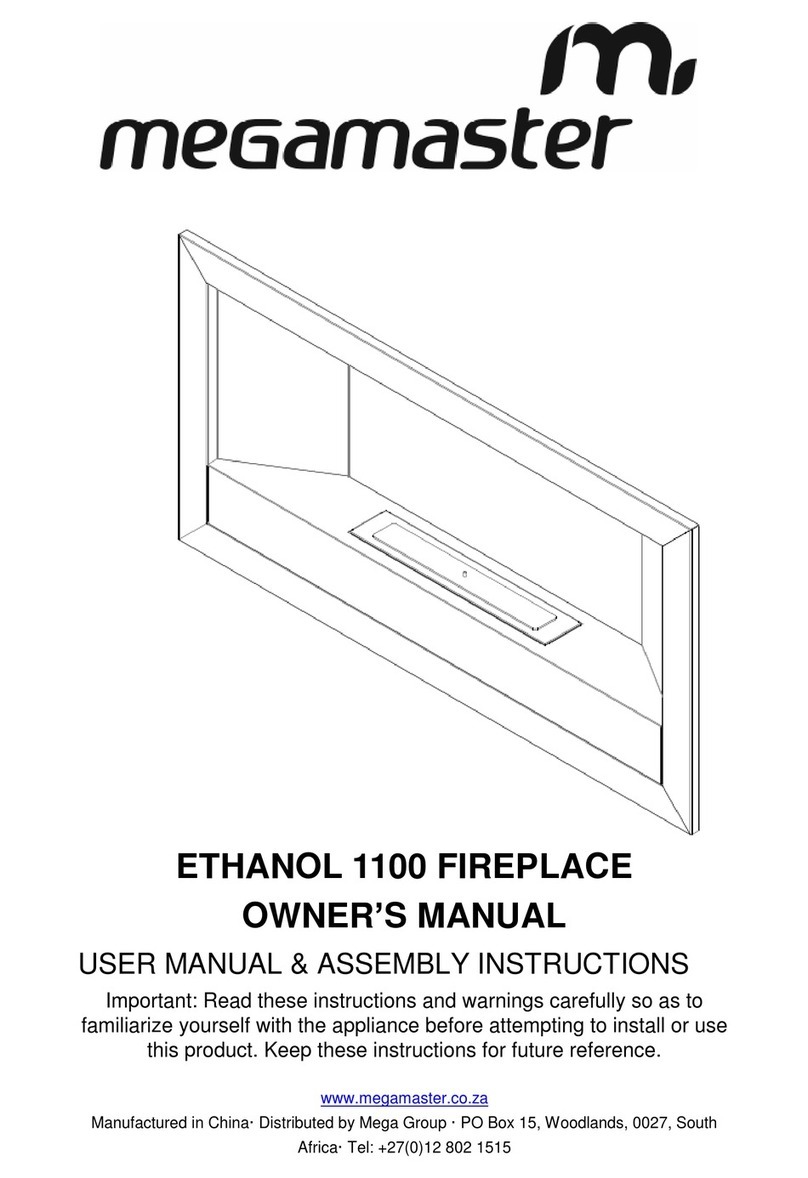 Megamaster ETHANOL 1100 owner's manual