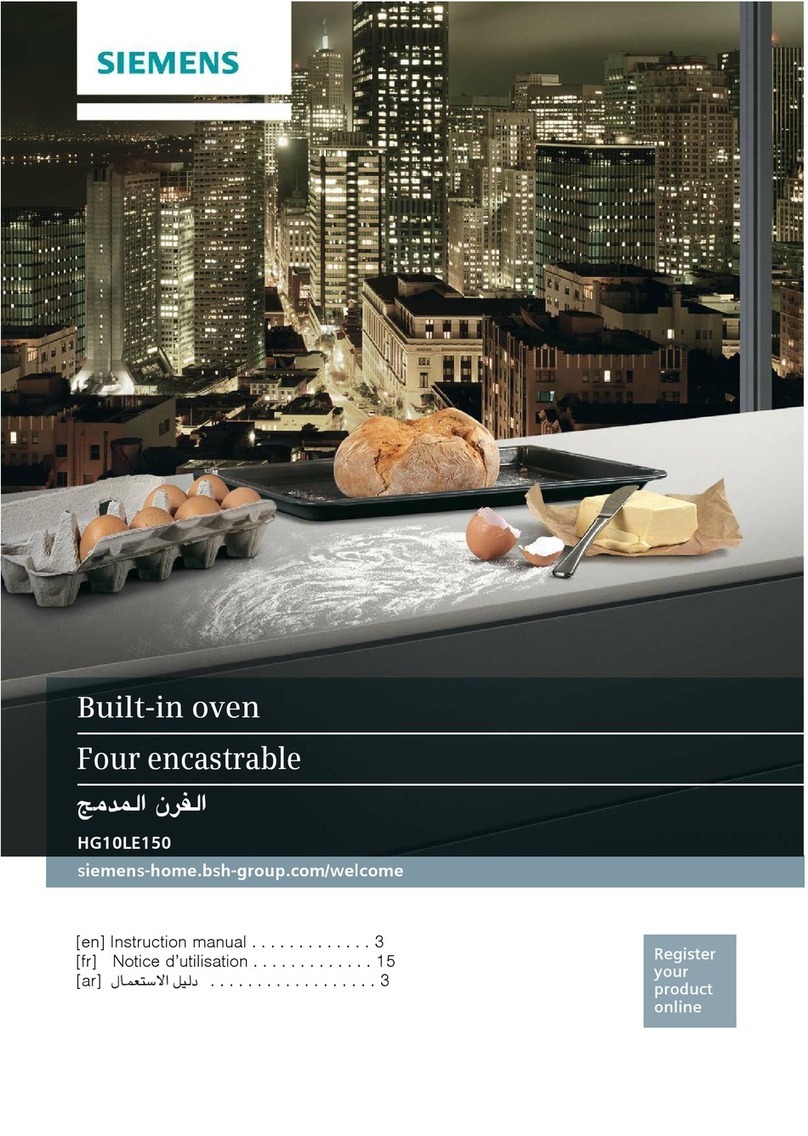 Siemens HG10LE150 instruction manual