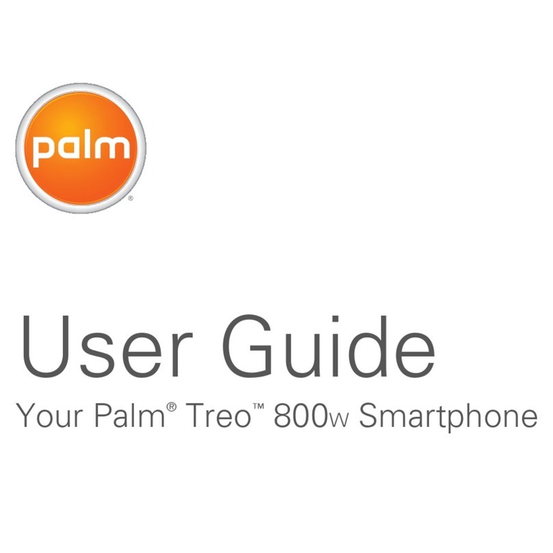 Palm Treo 800w User manual