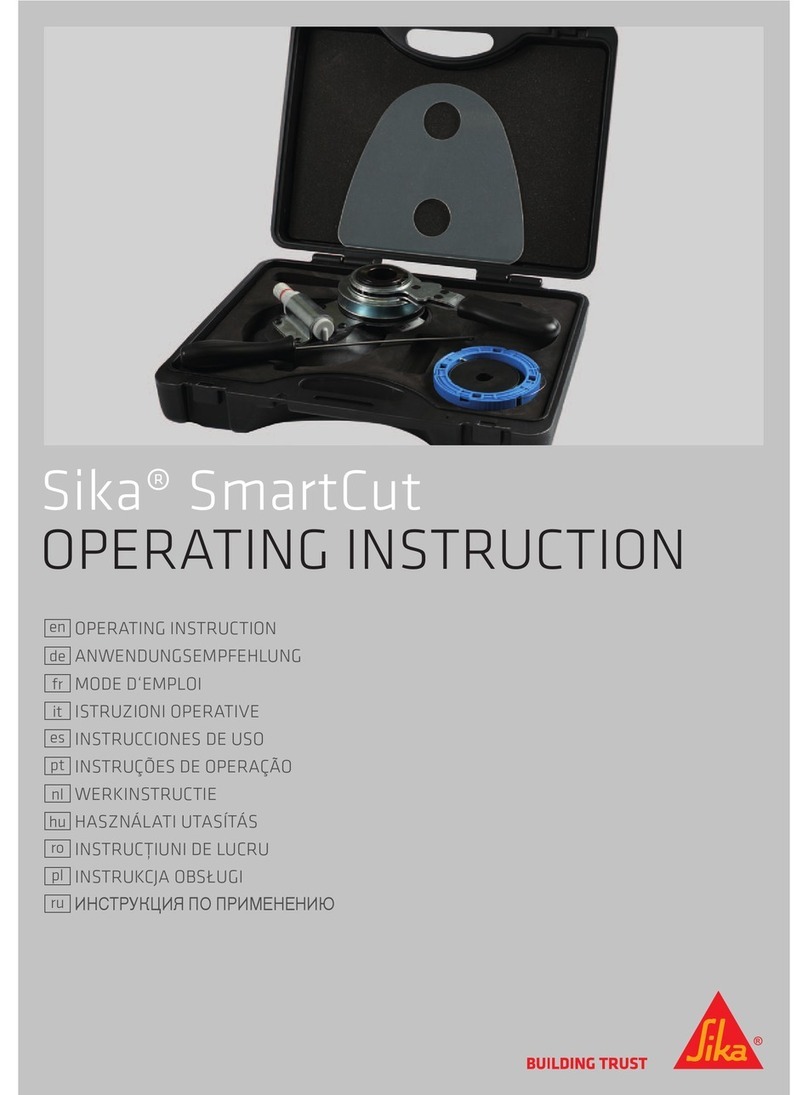 SIKA SmartCut Wire Operating	 instruction