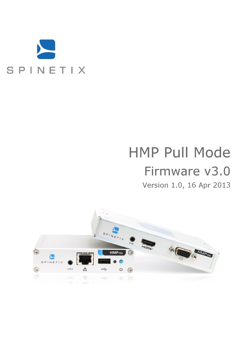 SpinetiX HMP130 user guide