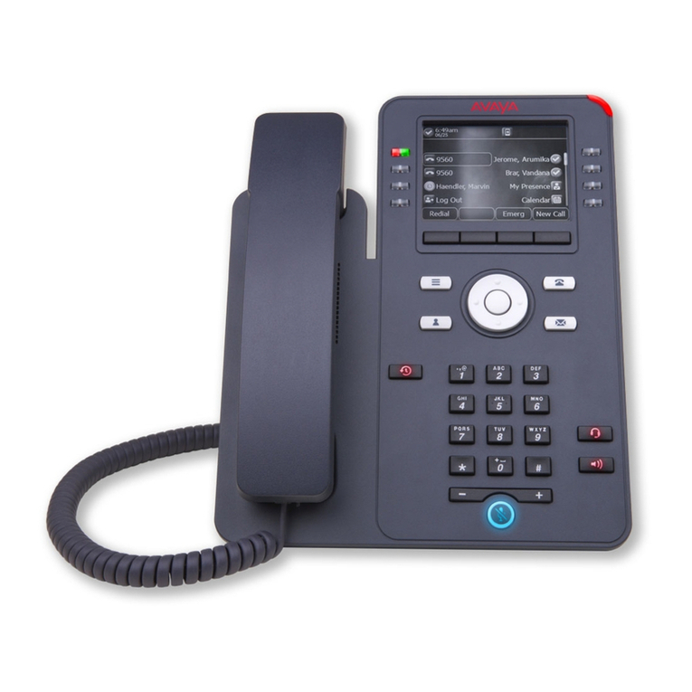 Avaya J169 User manual