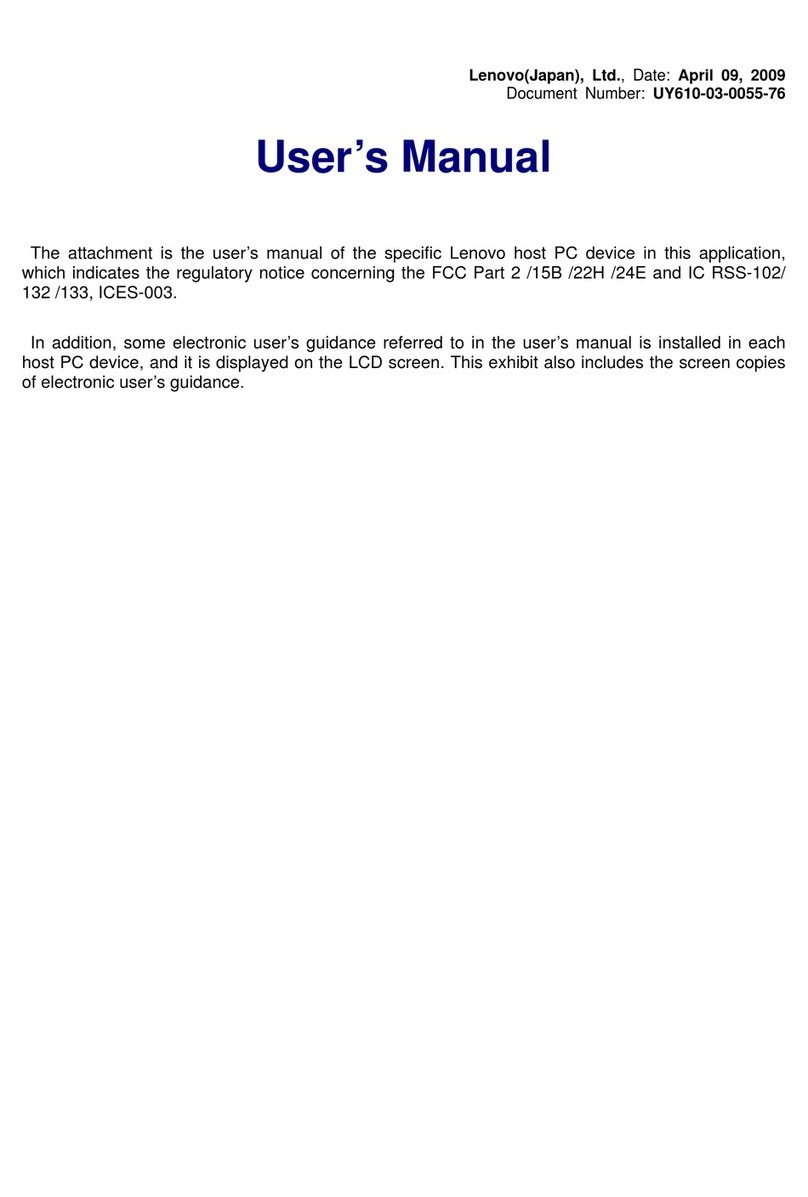 Lenovo UNDP-1 user manual