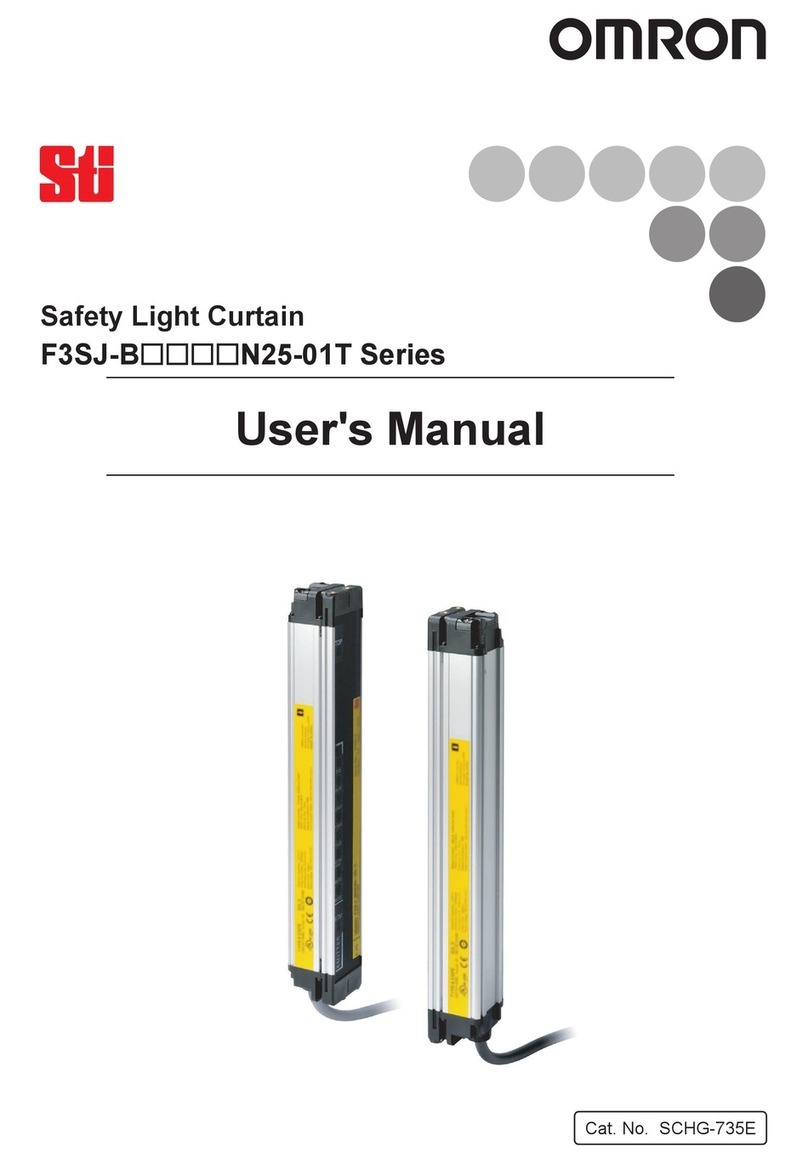 Omron F3SJ-B Series User manual