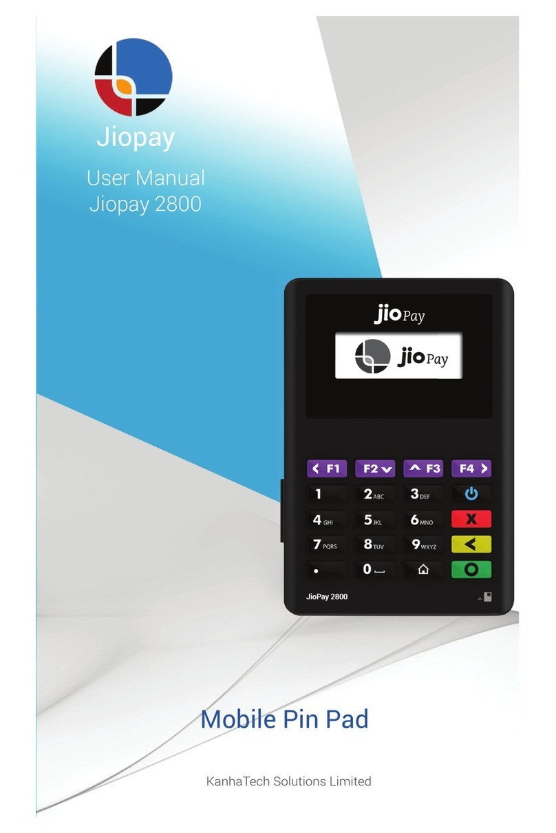 KanhaTech JioPay 2800 user manual