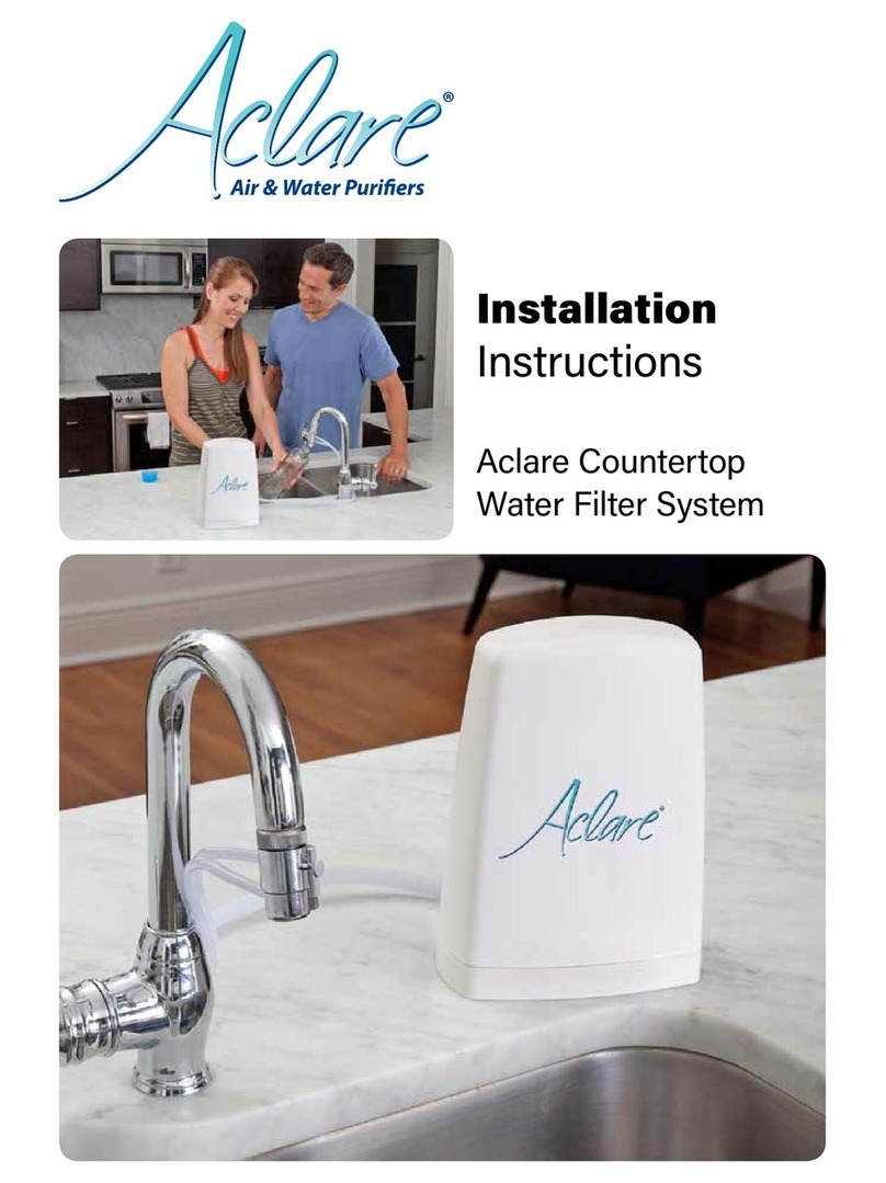 Waterwise Aclare Countertop installation instructions