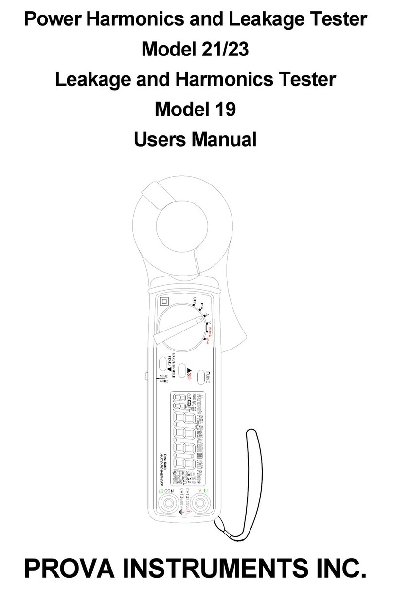 PROVA 21 user manual