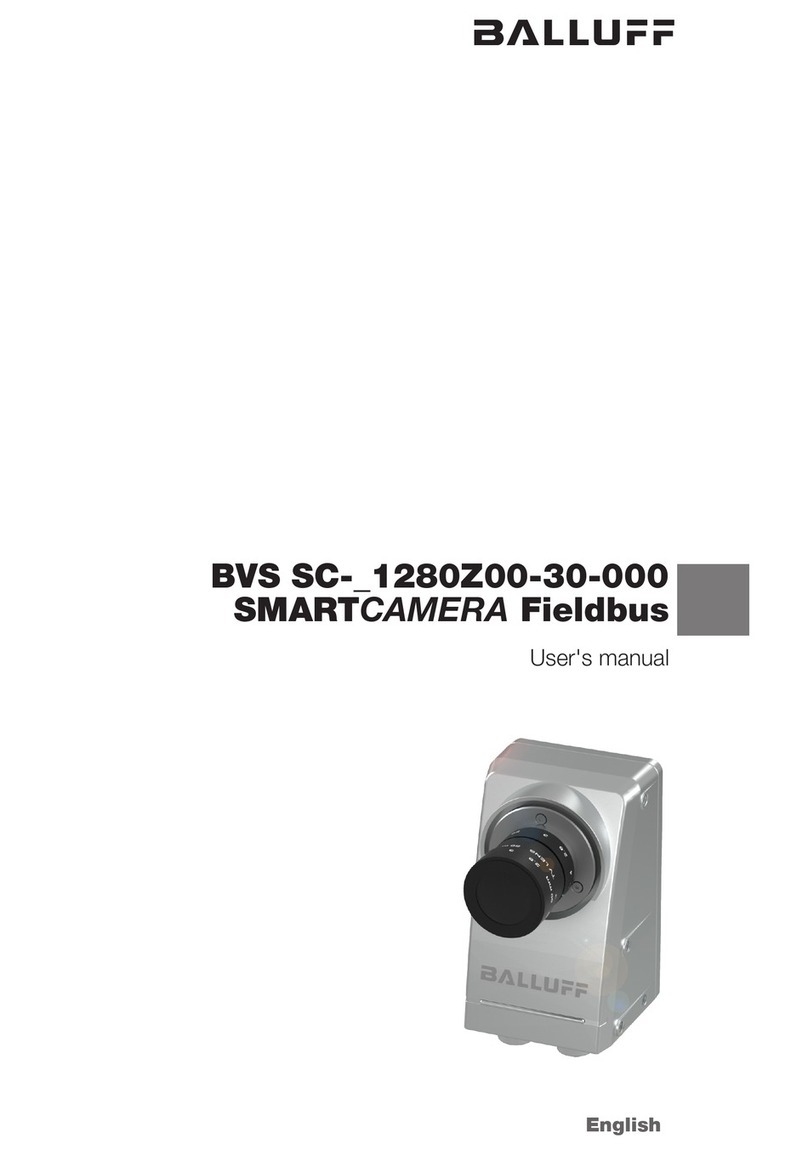 Balluff SMARTCAMERA user manual