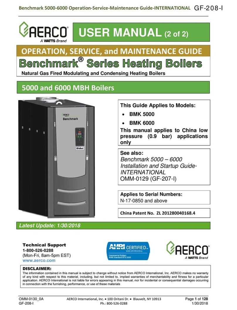 AER Benchmark BMK 5000 User manual