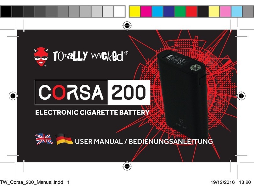 Totally Wicked Corsa 200 User manual