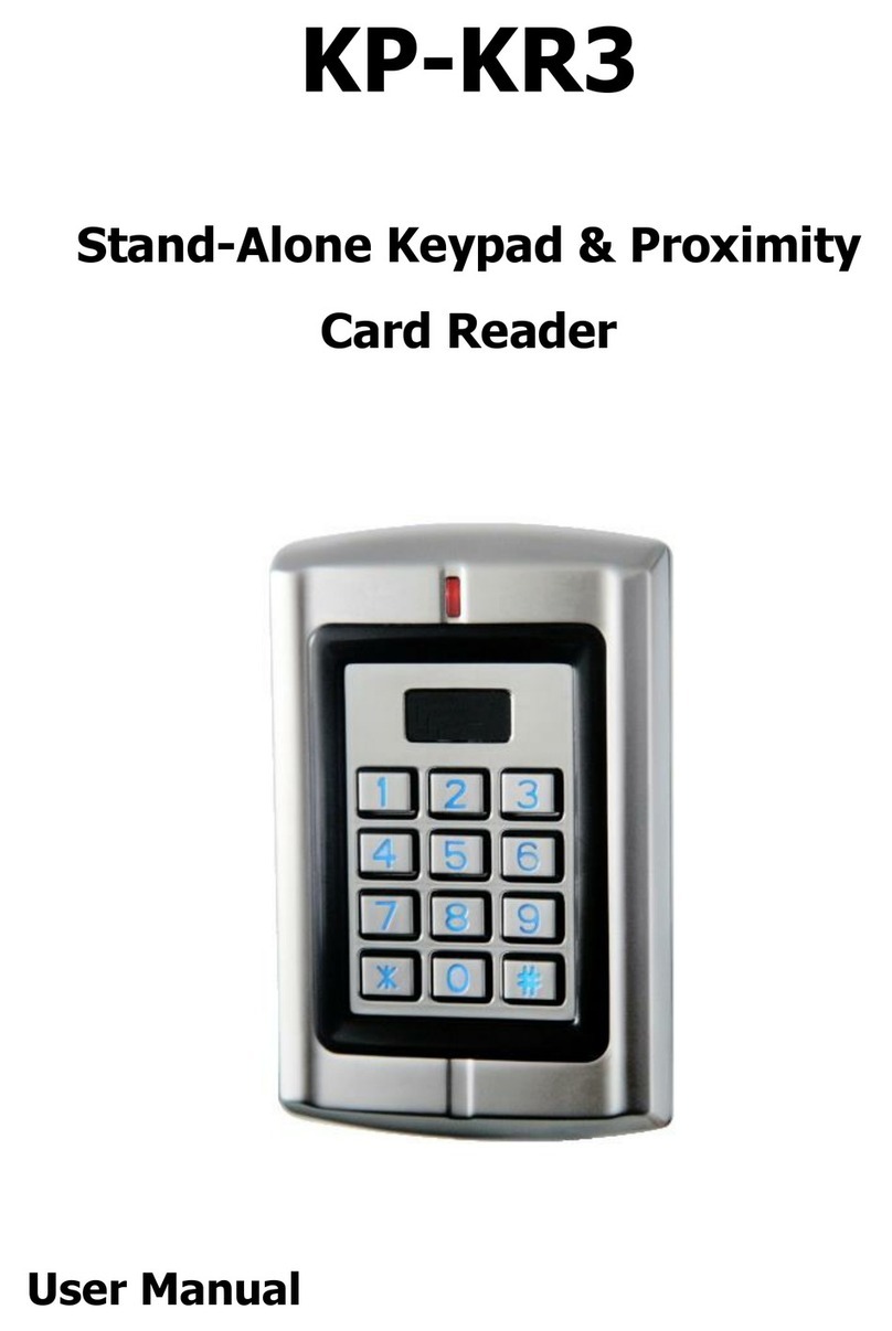 Access security product KP-KR3 user manual