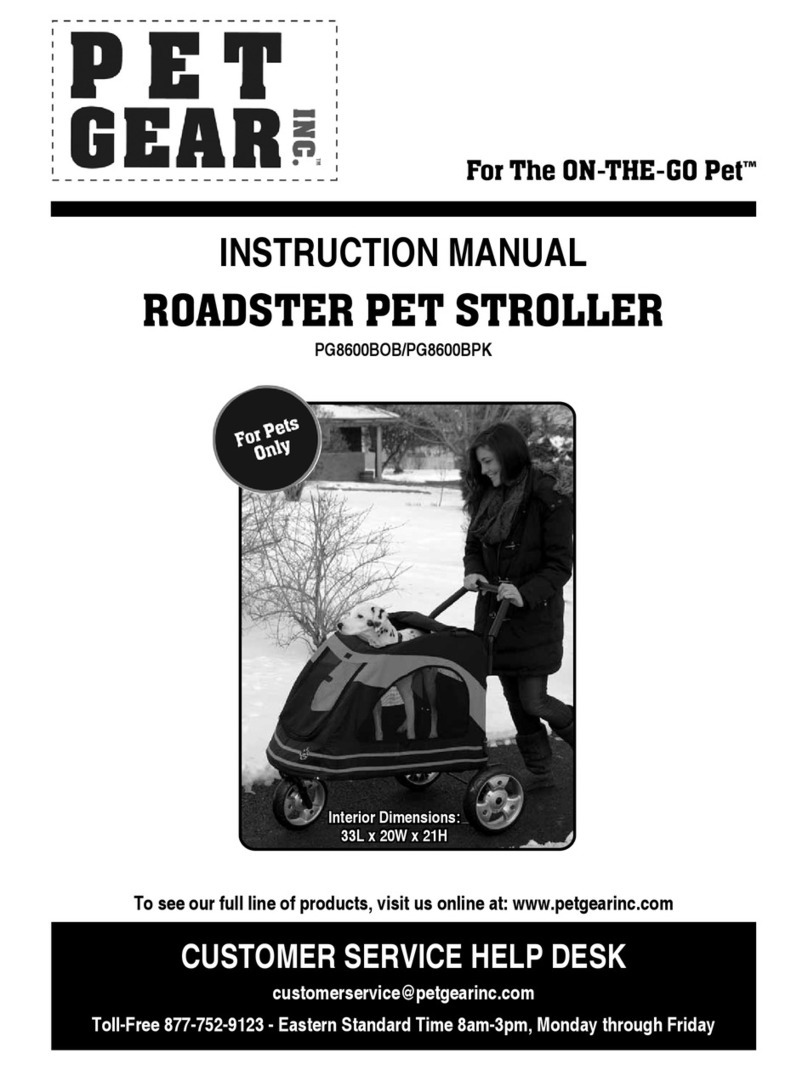 Pet Gear PG8600BOB instruction manual