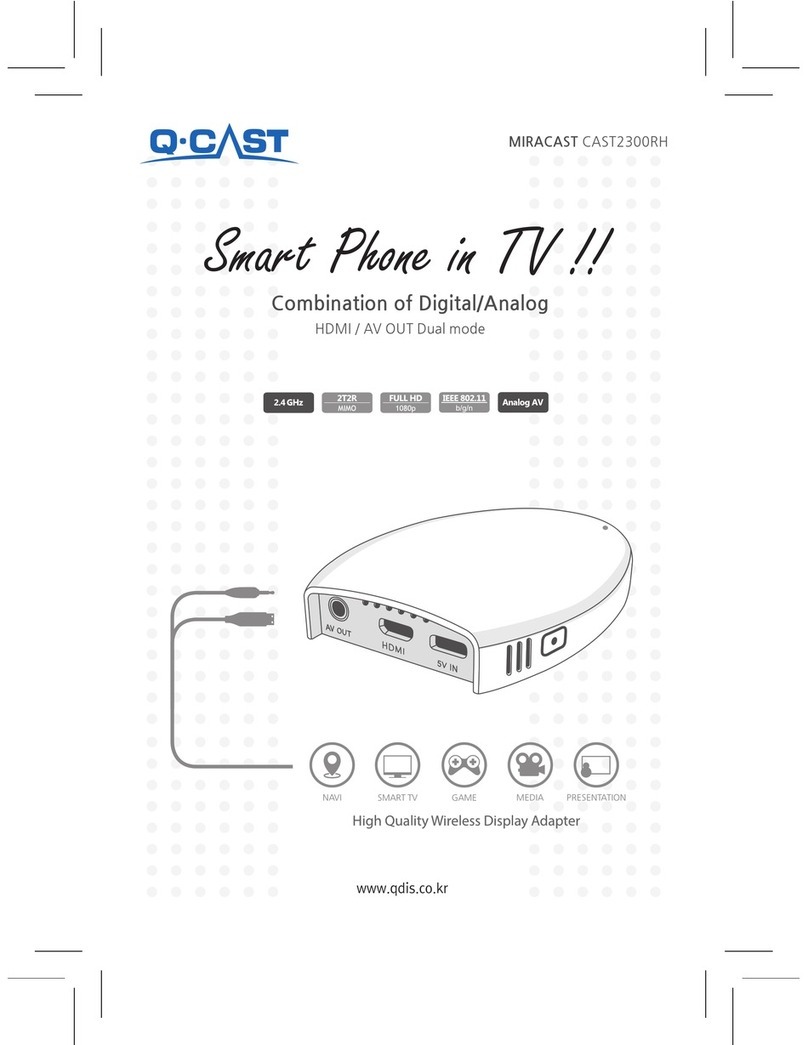 Qdis Q-CAST user manual