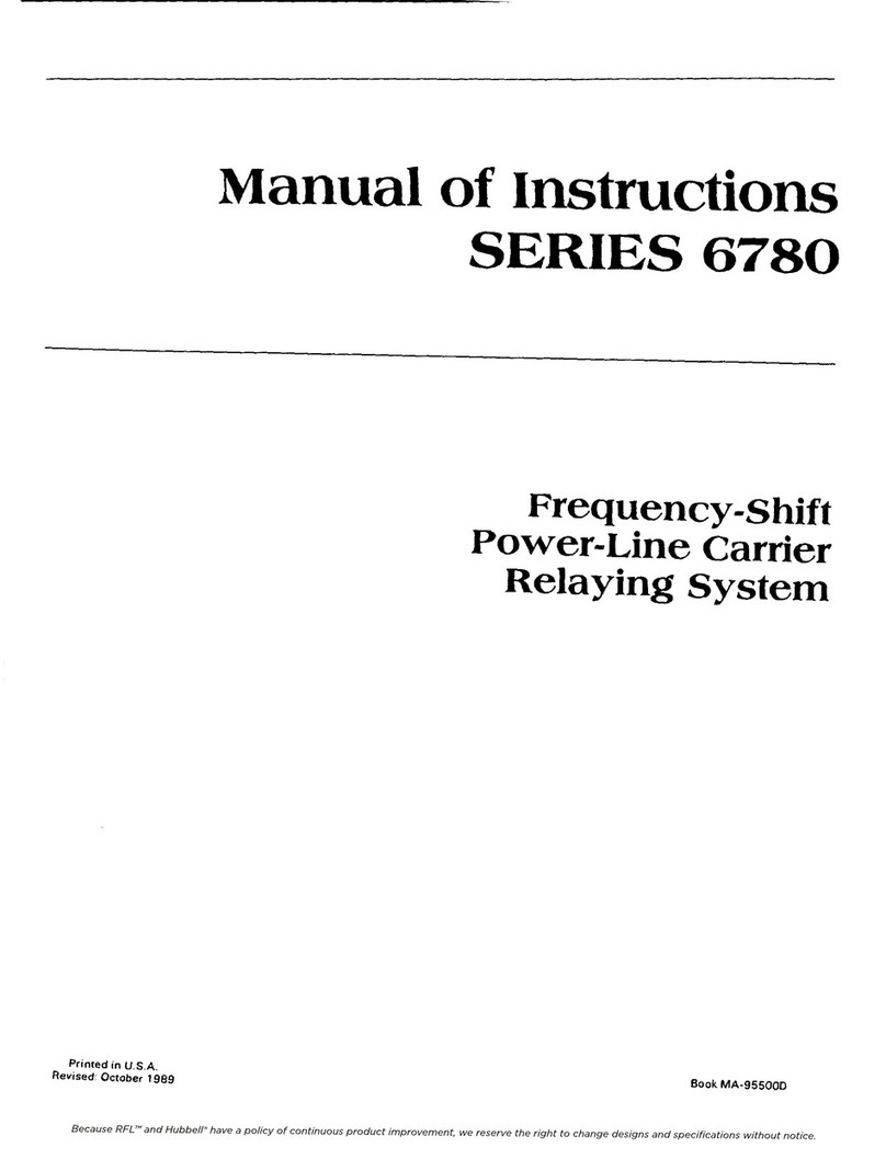 RFL Communications 67 PLC 48 DC Manual of instructions