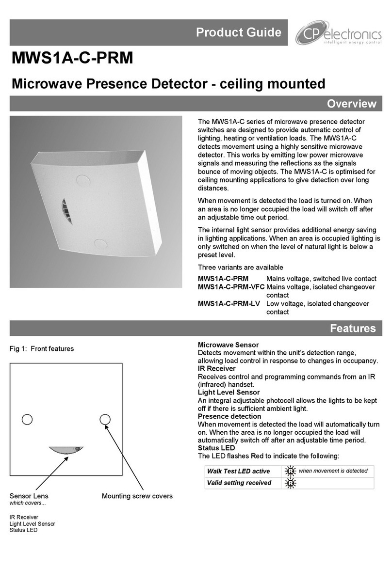 C.P. Electronics MWS1A-C-PRM-LV Product guide
