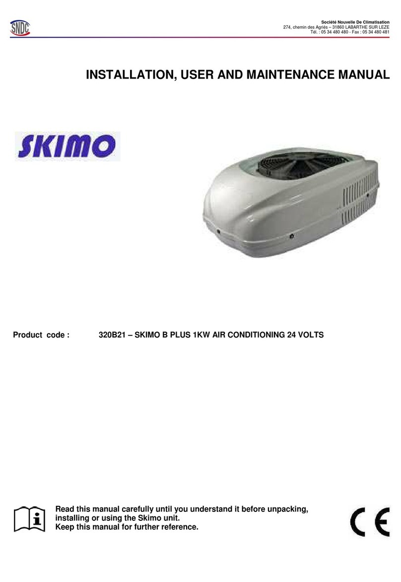 Skimo 320B21 Operating instructions