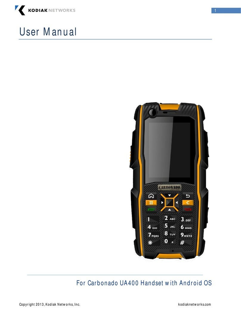 Kodiak Carbonado UA400 user manual