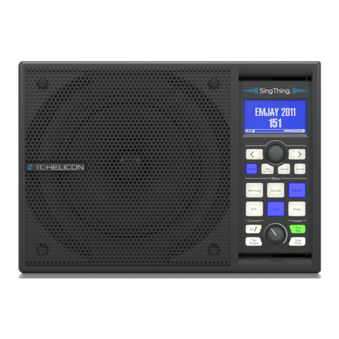 TC-Helicon SINGTHING User manual