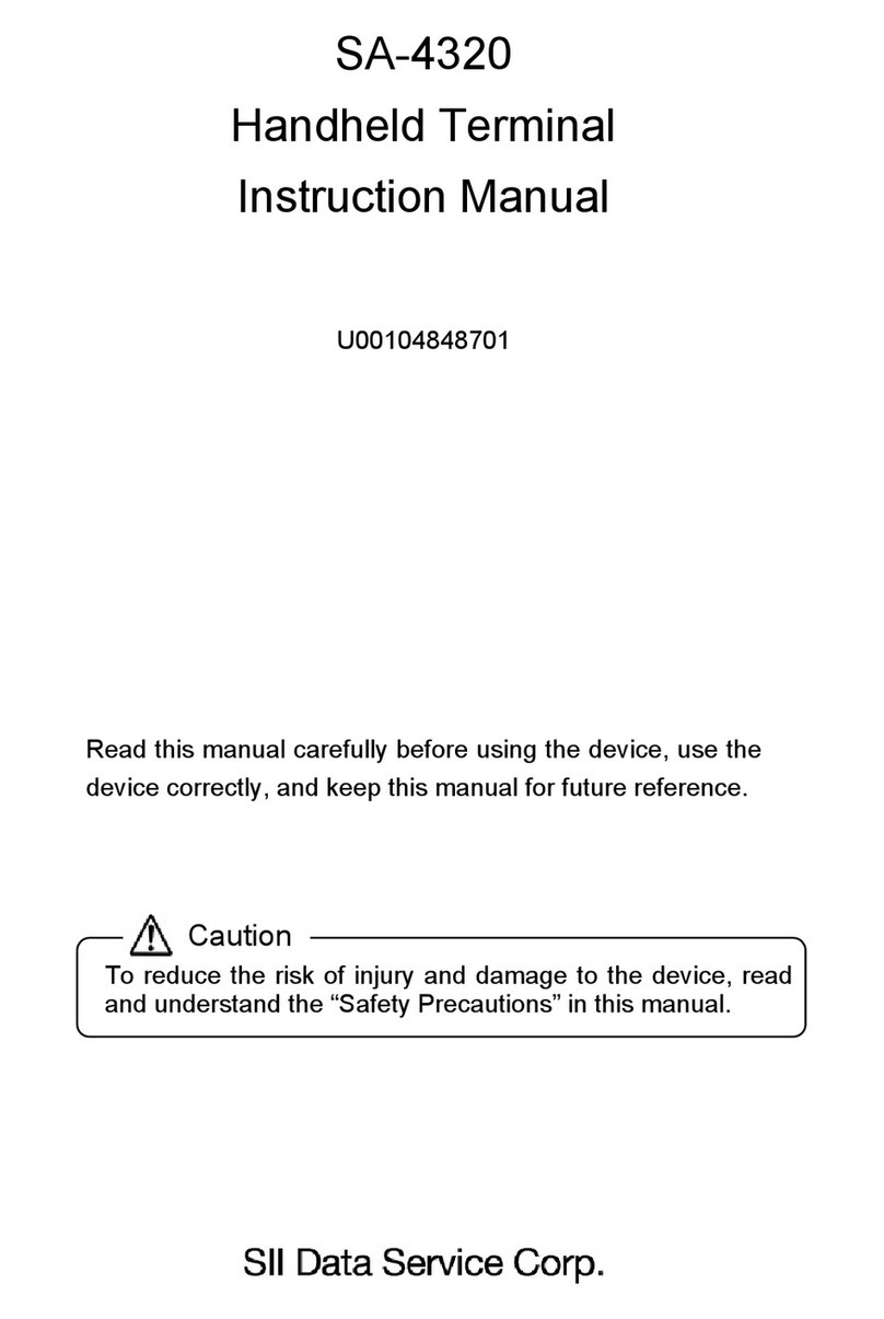 SII SA-4320 instruction manual