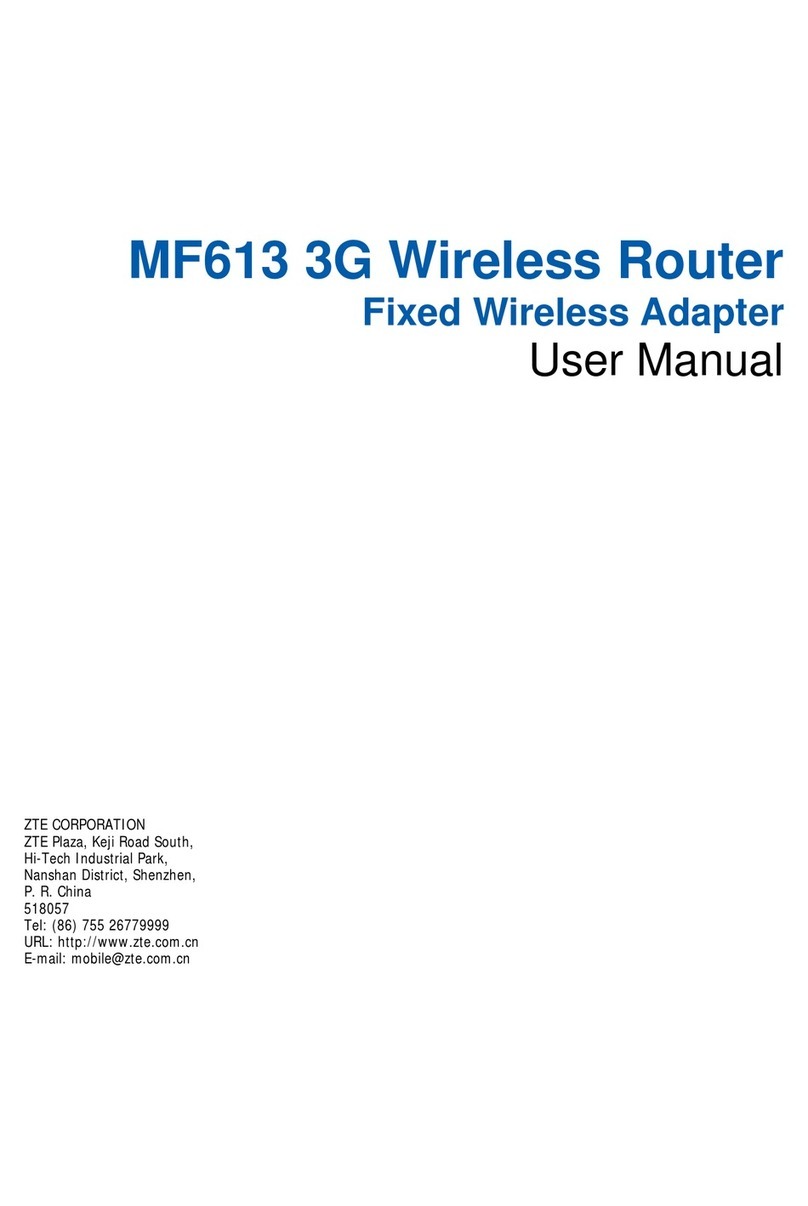 Zte MF613 User manual