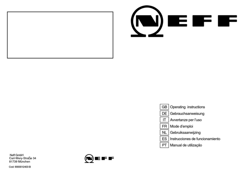 NEFF 9000012403 B User manual