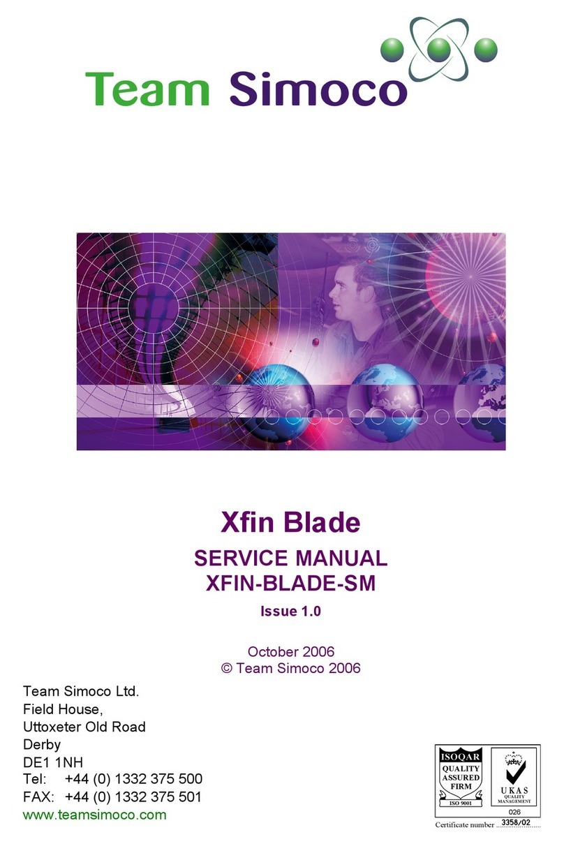Simoco Xfin Blade Service manual