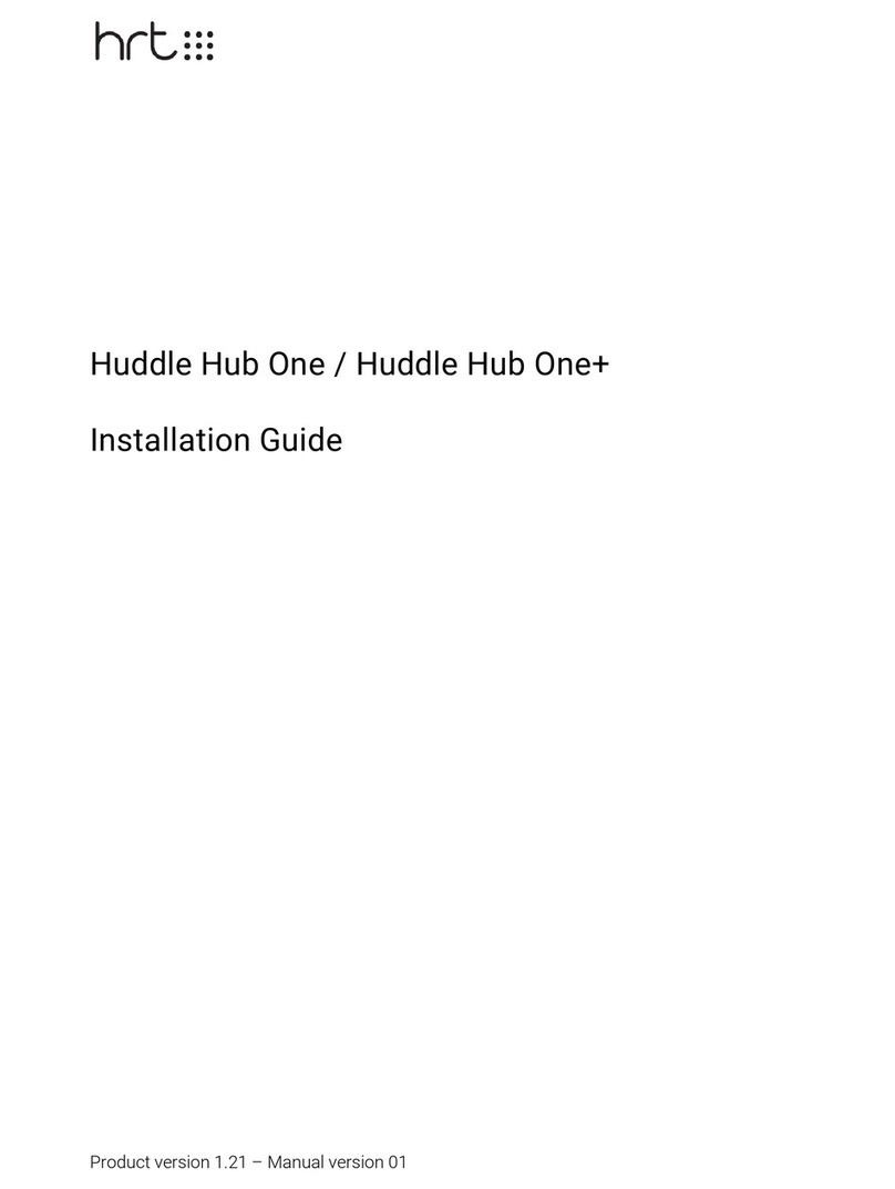 HRT Huddle Hub One User manual