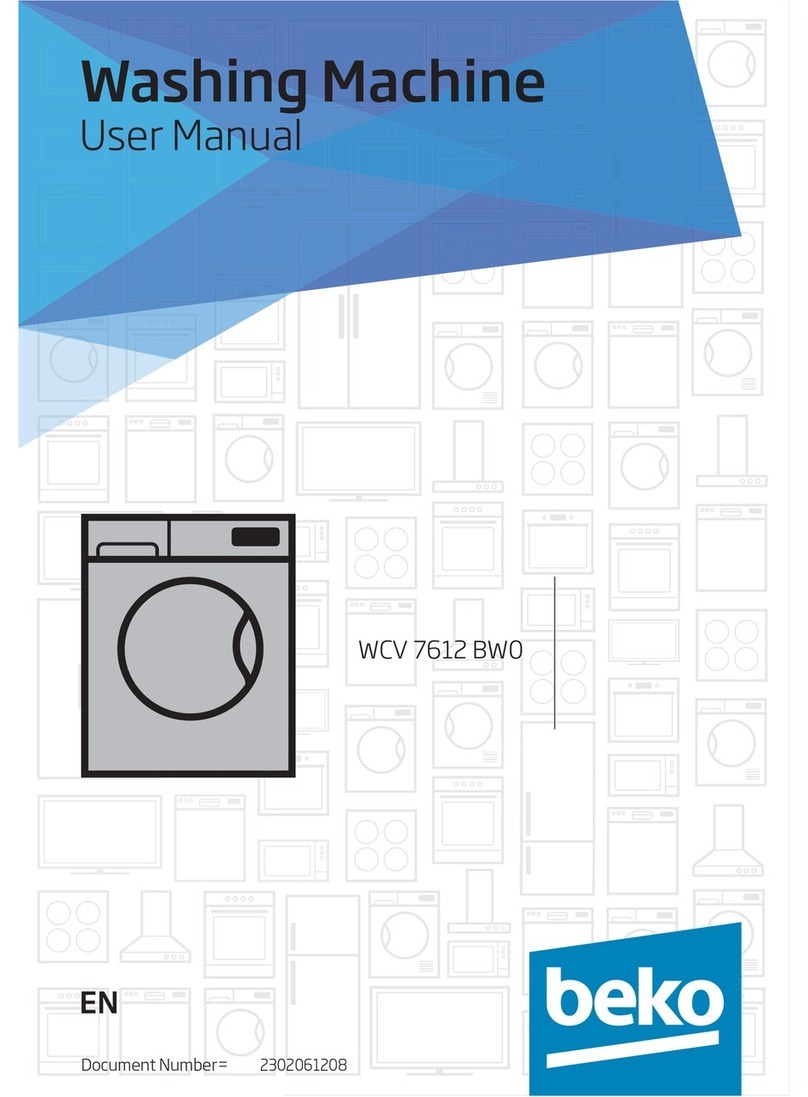 Beko WCV 7612 BWO User manual