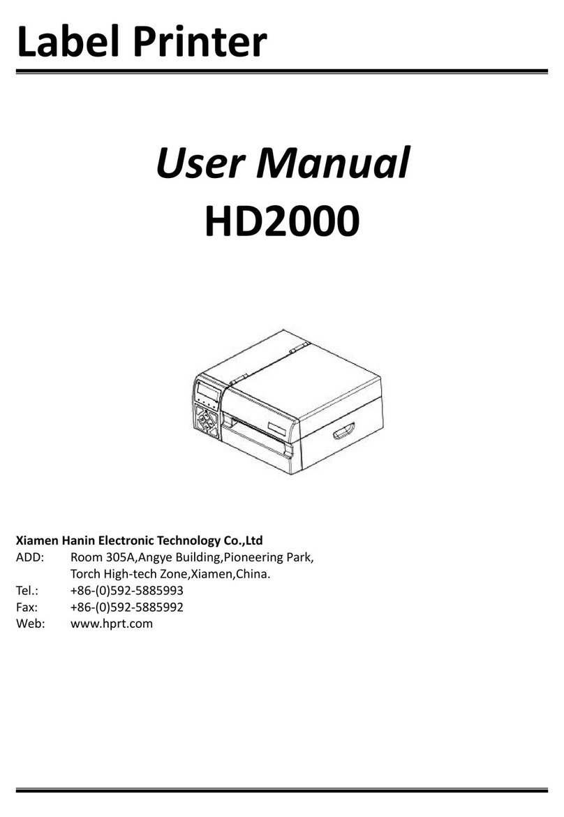 HPRT HD2000 User manual