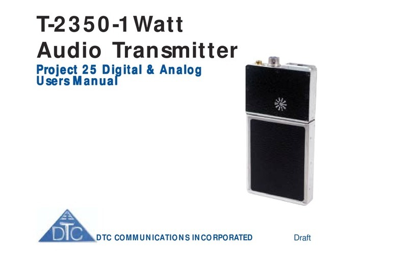 DTC T-2350 user manual