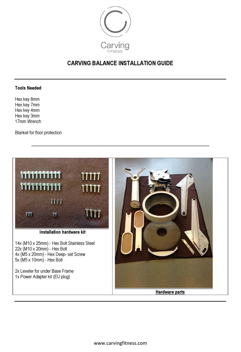 Carving Fitness Balance installation guide