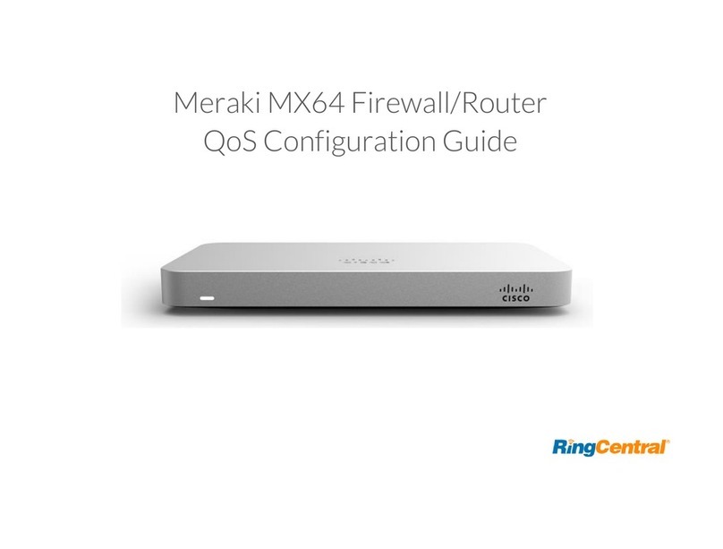 RingCentral Meraki MX64 Configuration guide RingCentral Meraki MX64 Configuration guide