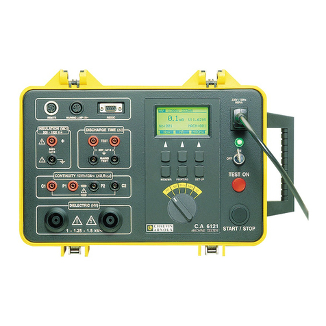 Chauvin Arnoux C.A 6121 user manual