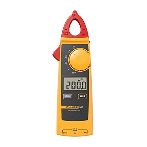 Fluke 362 User manual