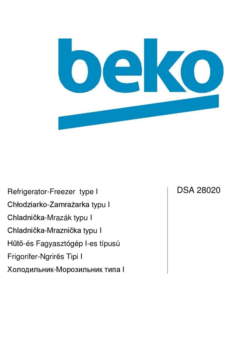 Beko DSA 28020 User manual