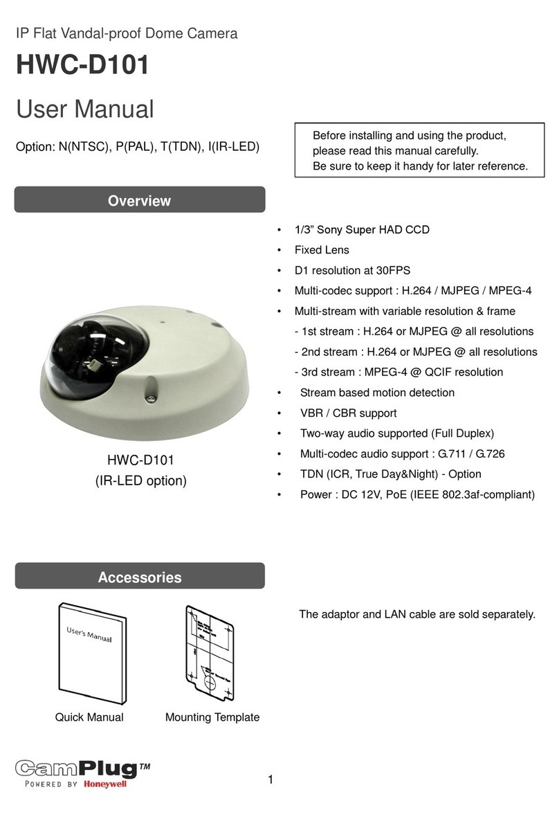 Honeywell HWC-D101 user manual