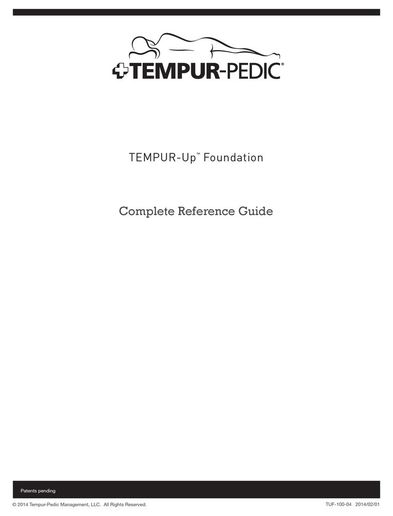 Tempur-Pedic TEMPUR-Up Foundation Complete reference guide