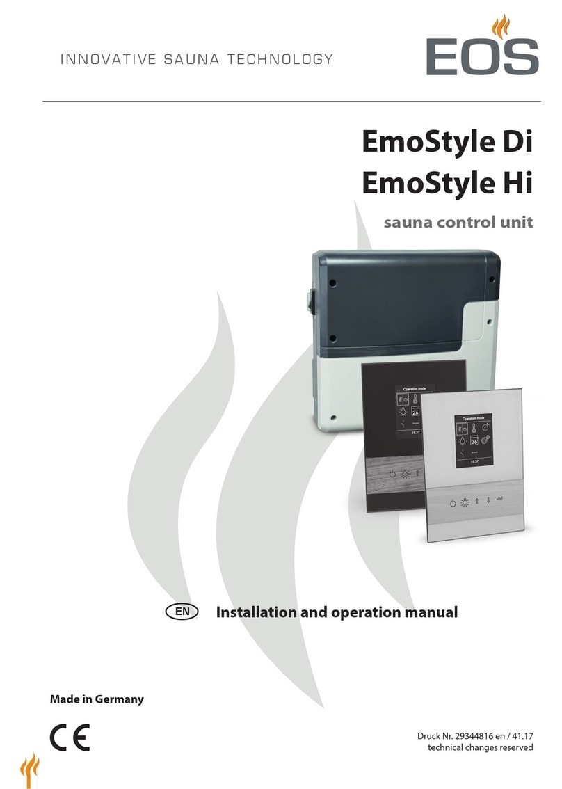 EOS EmoStyle Di Installation and operation manual