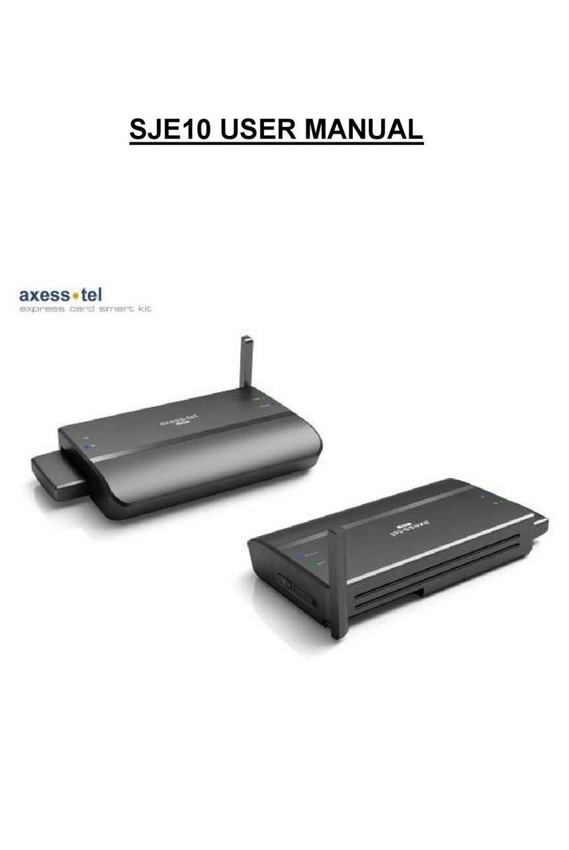 Axesstel SJE10 user manual
