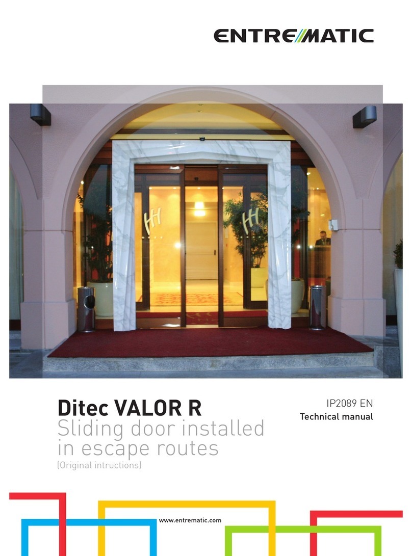Entrematic Ditec VALOR R User manual
