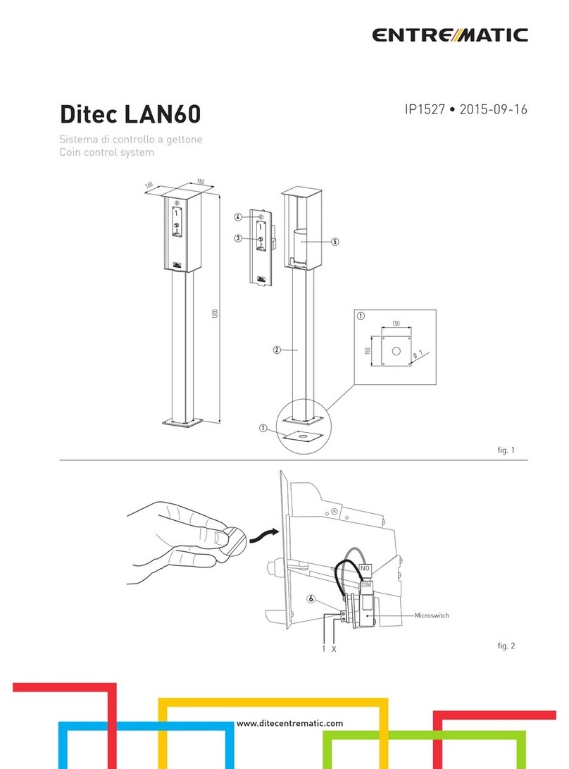 Entrematic Ditec LAN60 installation manual