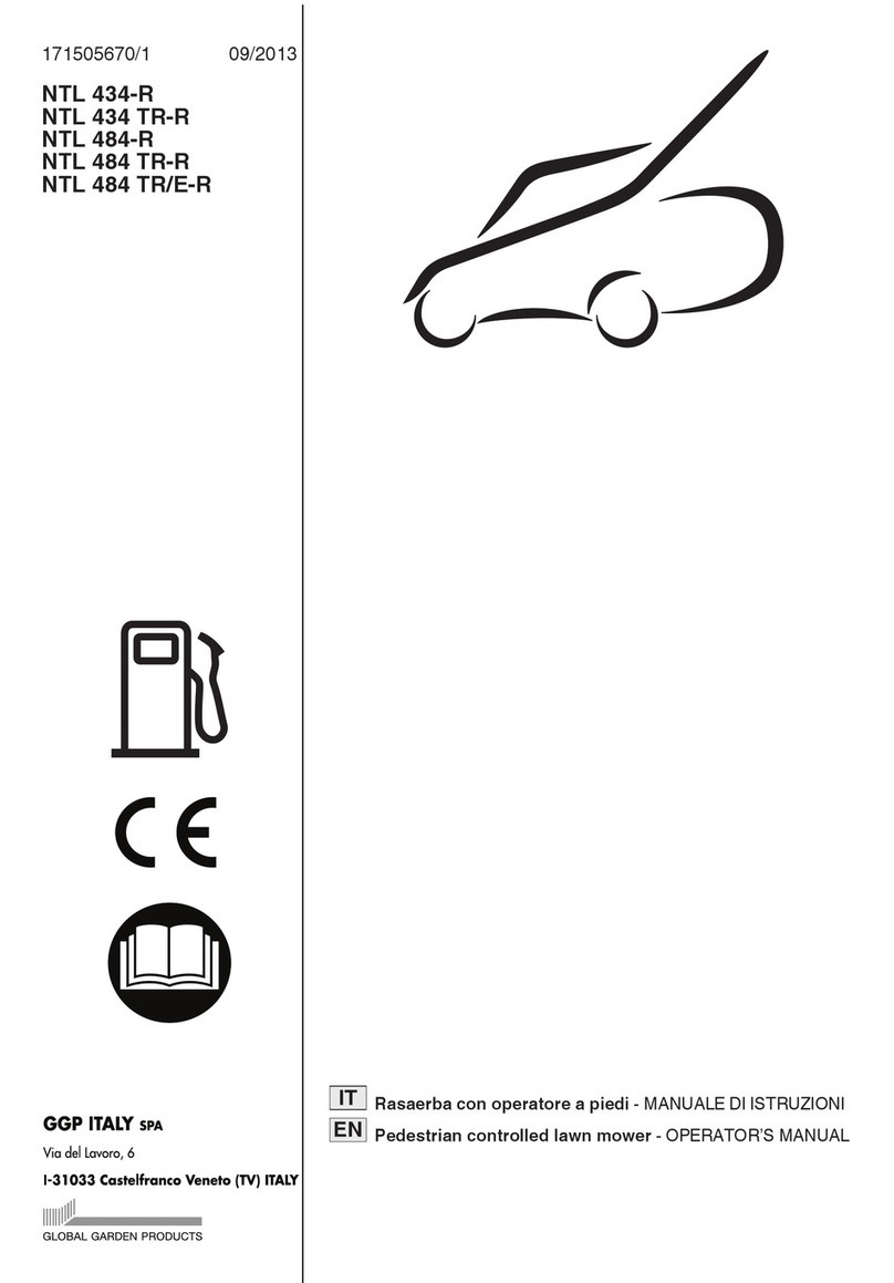 GGP ITALY SPA NTL 434-R Operator's manual
