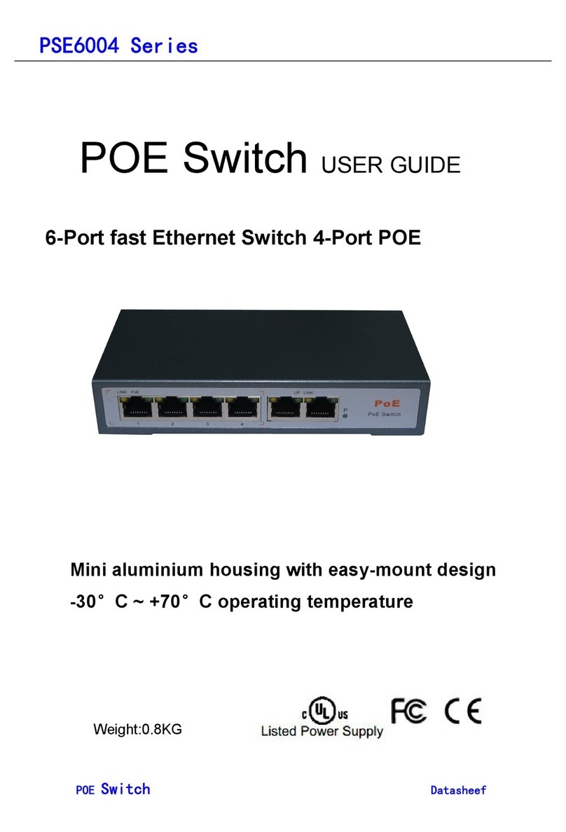 ESCAM PSE6004 Series user guide