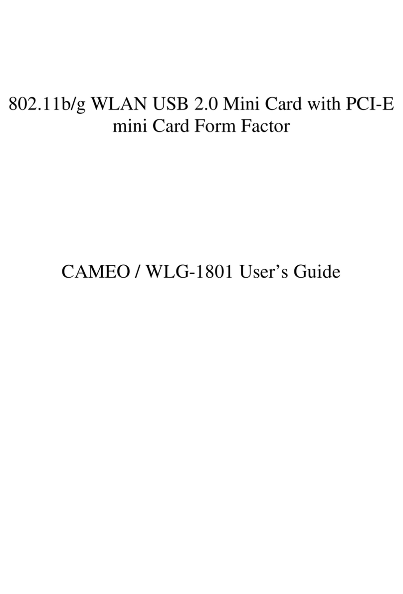 Cameo WLG-1801 user guide